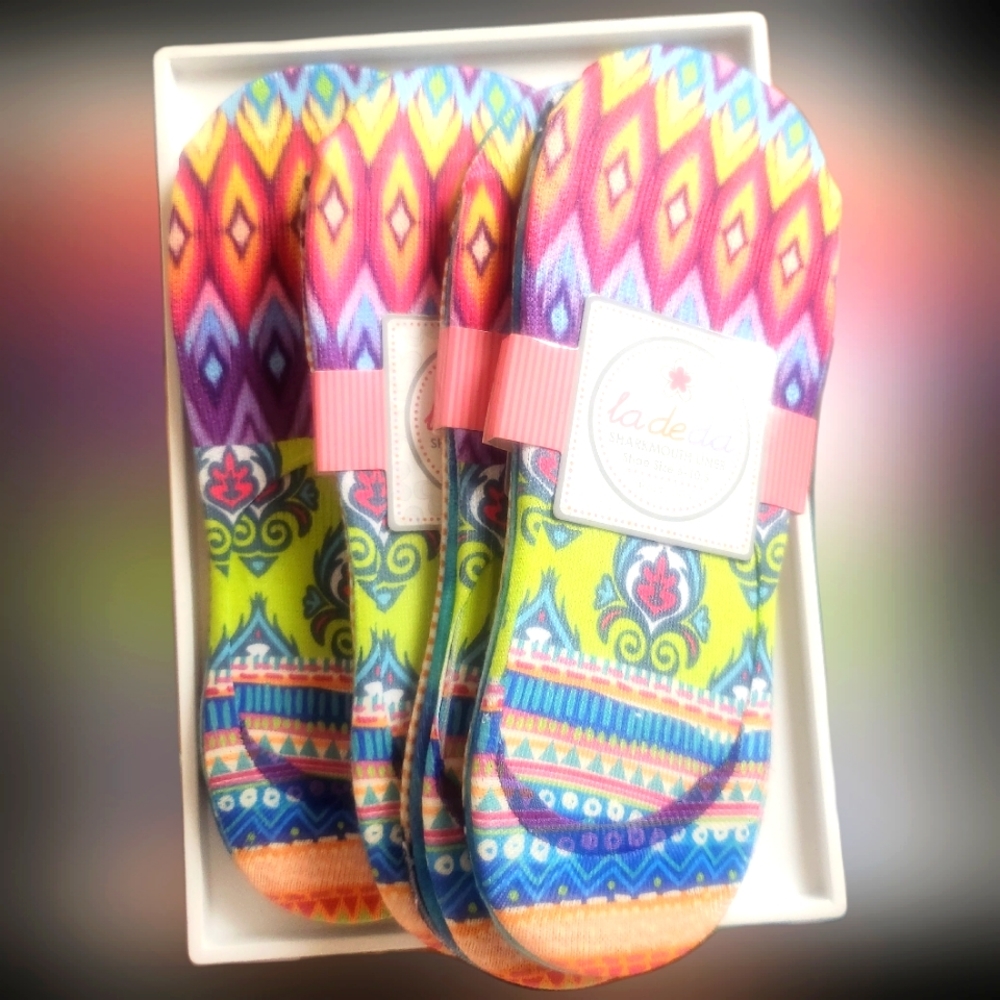 NWT 4pks/12 Pairs WOMEN'S SHARKMOUTH NO-SHOW LINER 3-pk SOCKS!